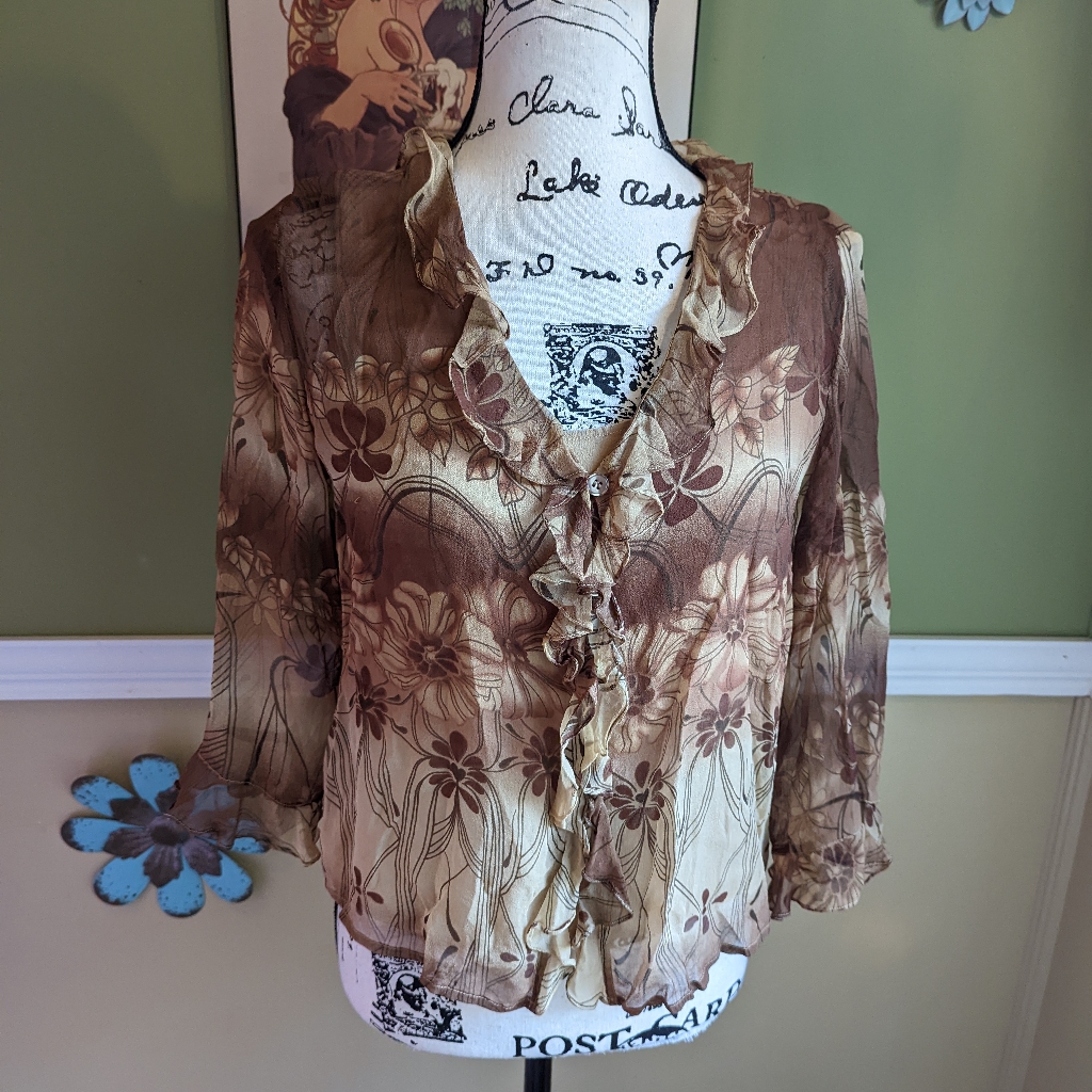 New York Design Company Silk Top